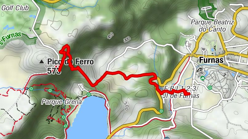 miradouro do pico do ferro map